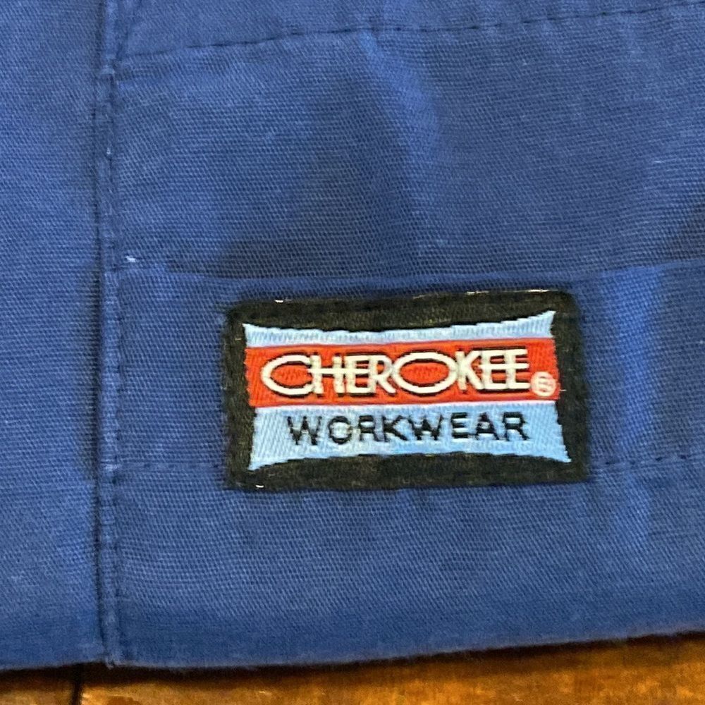 Cherokee Navy Drawstring Scrub Pants Size 14 - Picture 2 of 9